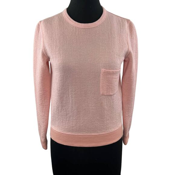 Golden Goose Pink S Sweater Raglan Front Pocket Crew Neck Long Sleeve Pullover - Picture 1 of 11